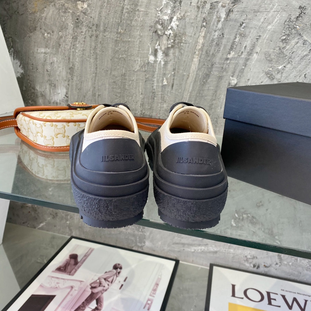 Jil sander-2022新款 帆布鞋 白色