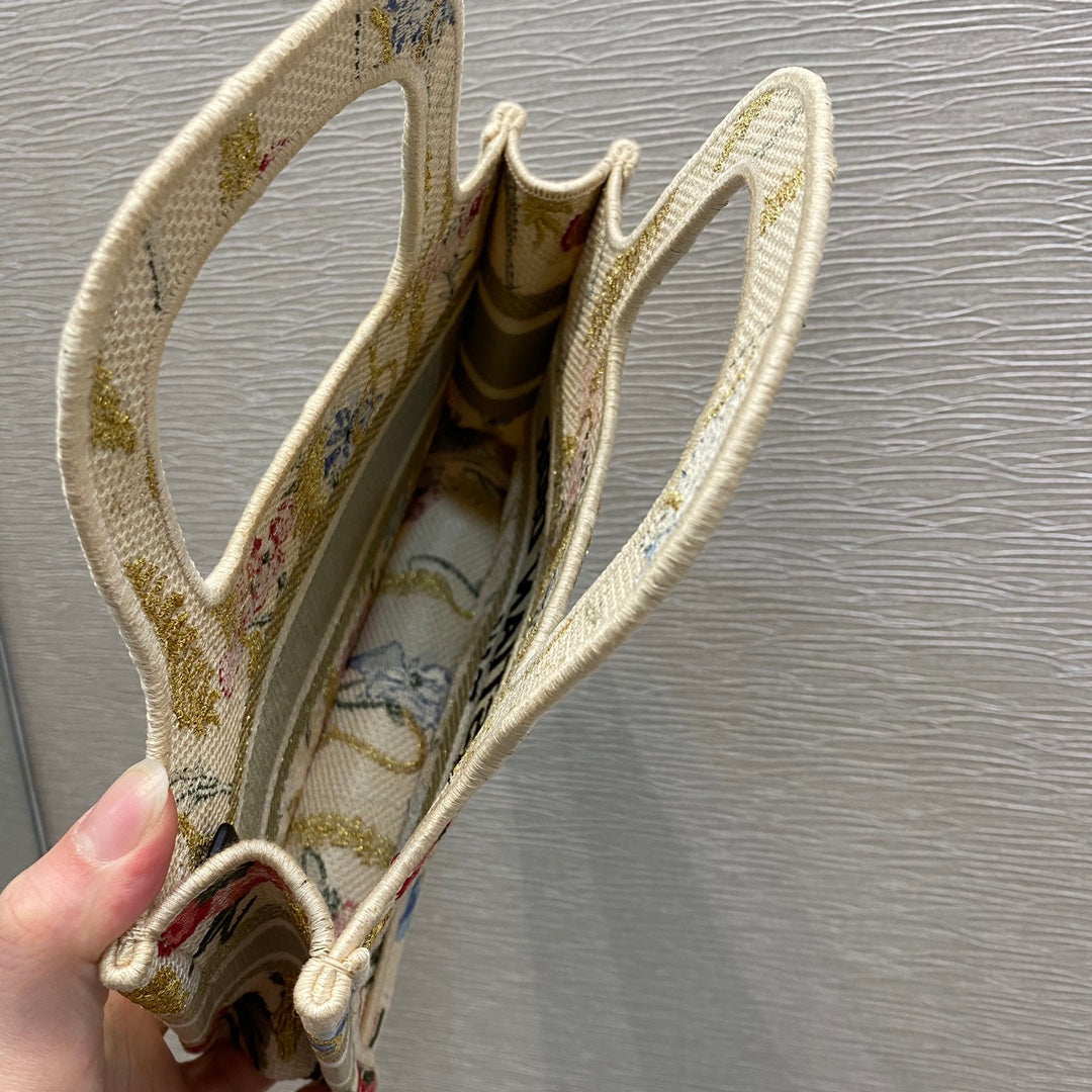 Dior Book Tote-Mini 23cm-新年限定花卉