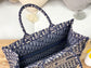 Dior Book Tote-大號41.5cm-深藍老花