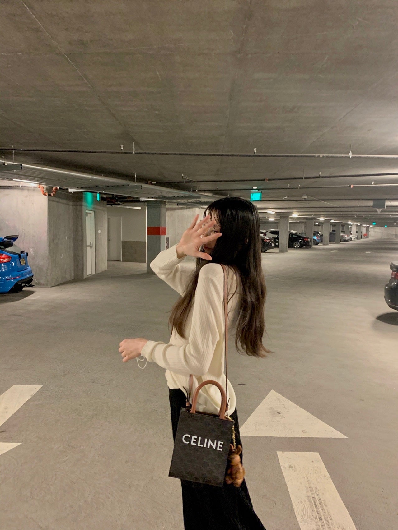 熱銷款 Celine Mini Cabas 棕色老花