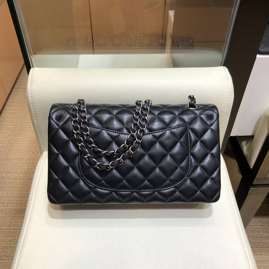 小香家-經典菱格18新系列 CF包 銀鍊 25cm