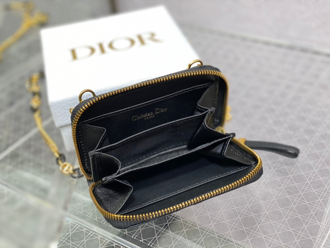 Dior-Caromini 菱格紋 鍊條包