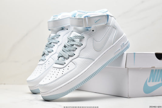 N1KE-Air Force 1 Mid 冰藍空