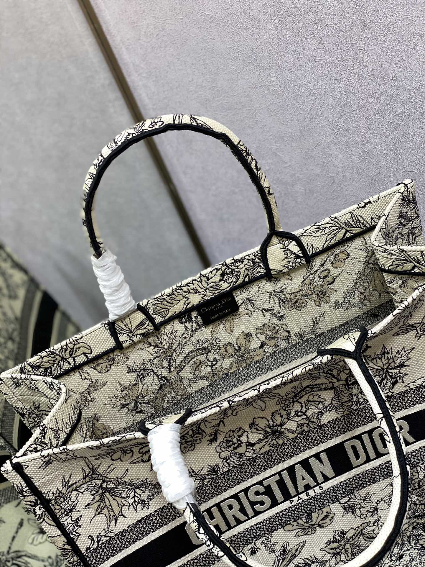 Dior Book Tote-大號41.5cm-蜻蜓系列