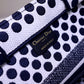 Dior Book Tote-小號36.5cm-黑色波點