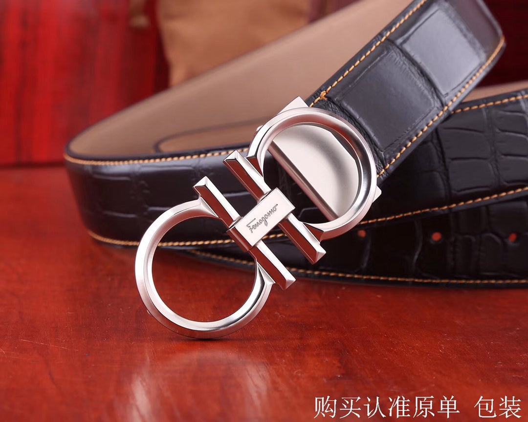 SF菲拉格-皮帶-3.4cm-男款