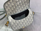 Dior Bobby-中號22cm-灰色老花