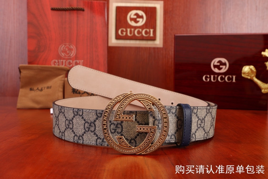 古G家-皮帶-3.8cm-男款