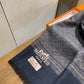 Hermes 男女同款山羊絨圍巾