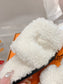 小愛款-2022秋冬新款 Oran純羔羊毛 平底H中跟拖鞋