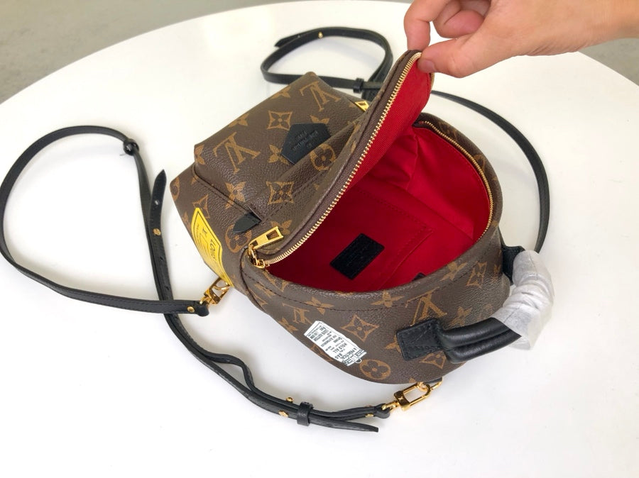 R99520 路L家-MONOGRAM BACKPACK MINI 雙肩包