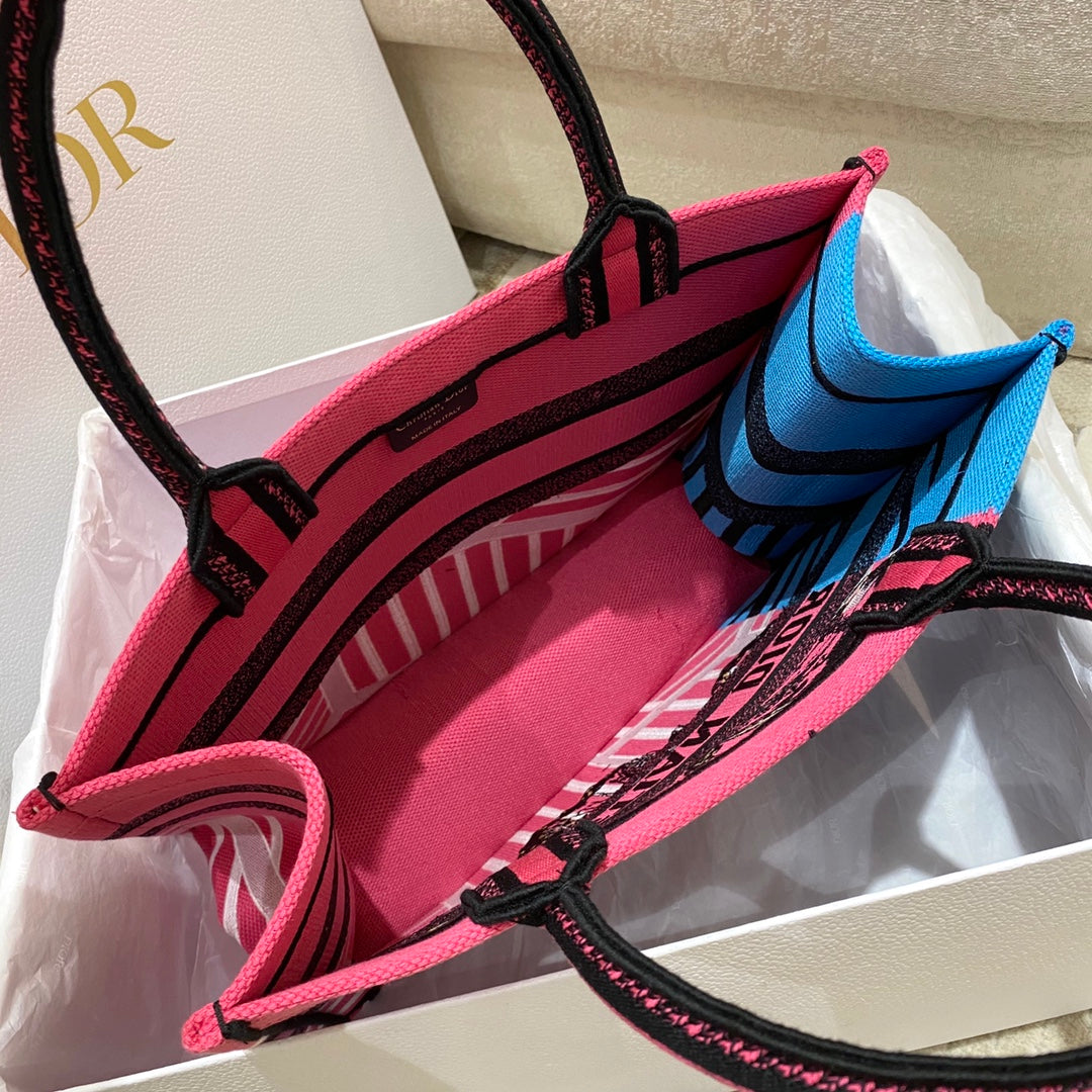 迪D家 Book Tote-中號36.5cm-彩色叢林系列
