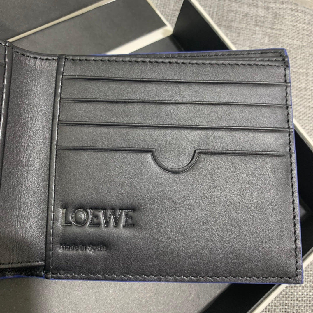 Loewe Brand Bifold Wallet 男款對折短夾