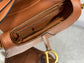 Dior Saddle 馬鞍包-手掌紋-大號焦糖棕色-25.5cm