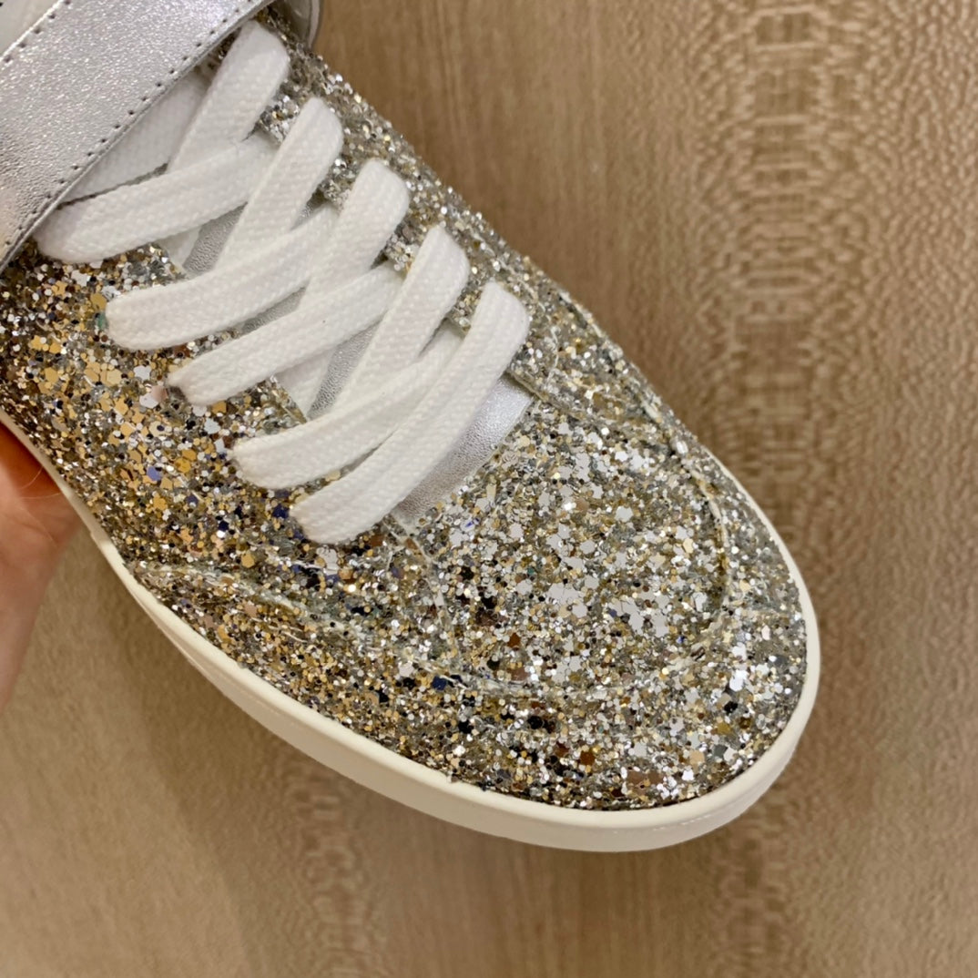 JC傑米-水鑽釦 小白鞋系列 版鞋