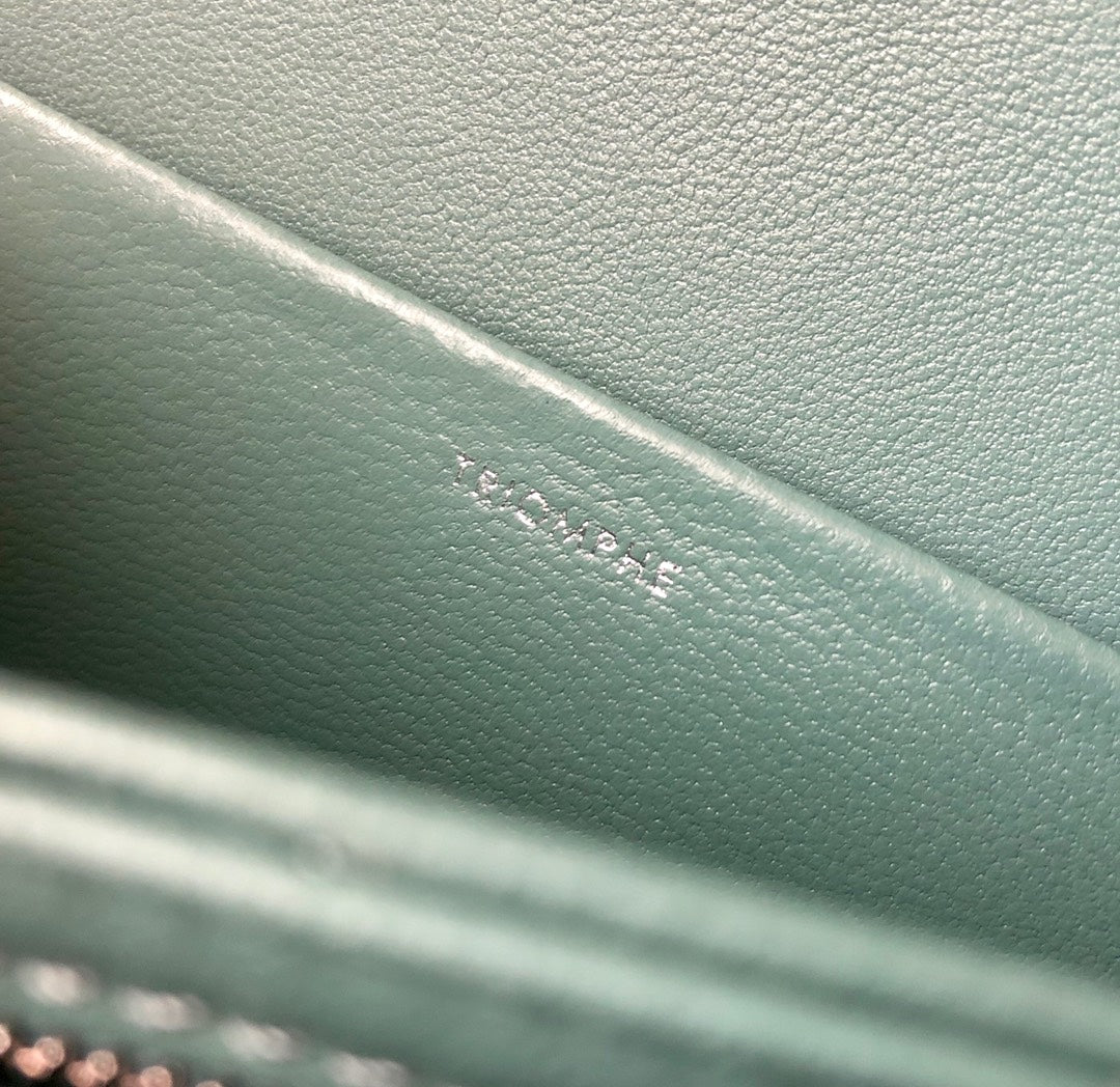 Celine TRIOMPHE 中號小牛皮-青瓷色