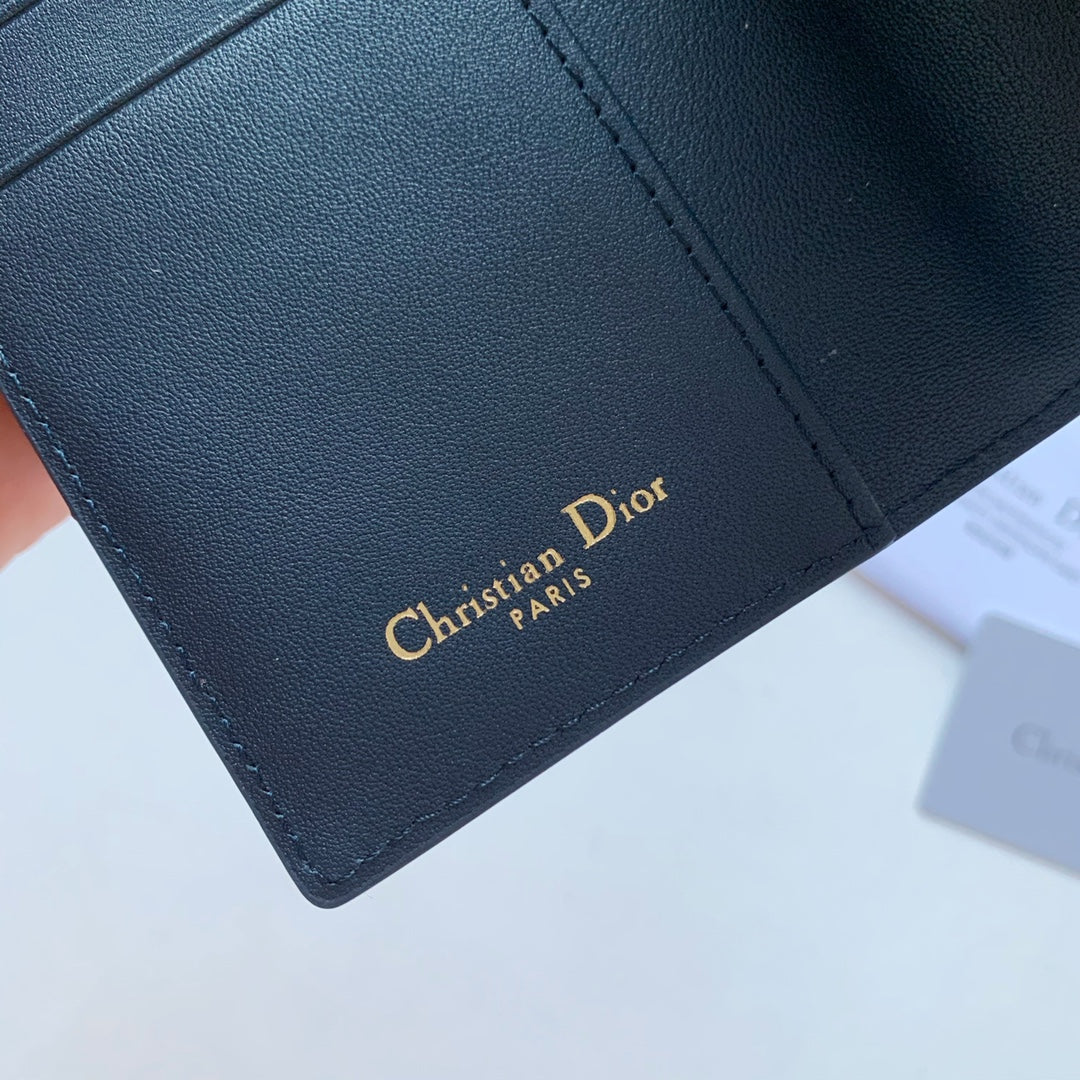 Dior 帆布老花護照夾