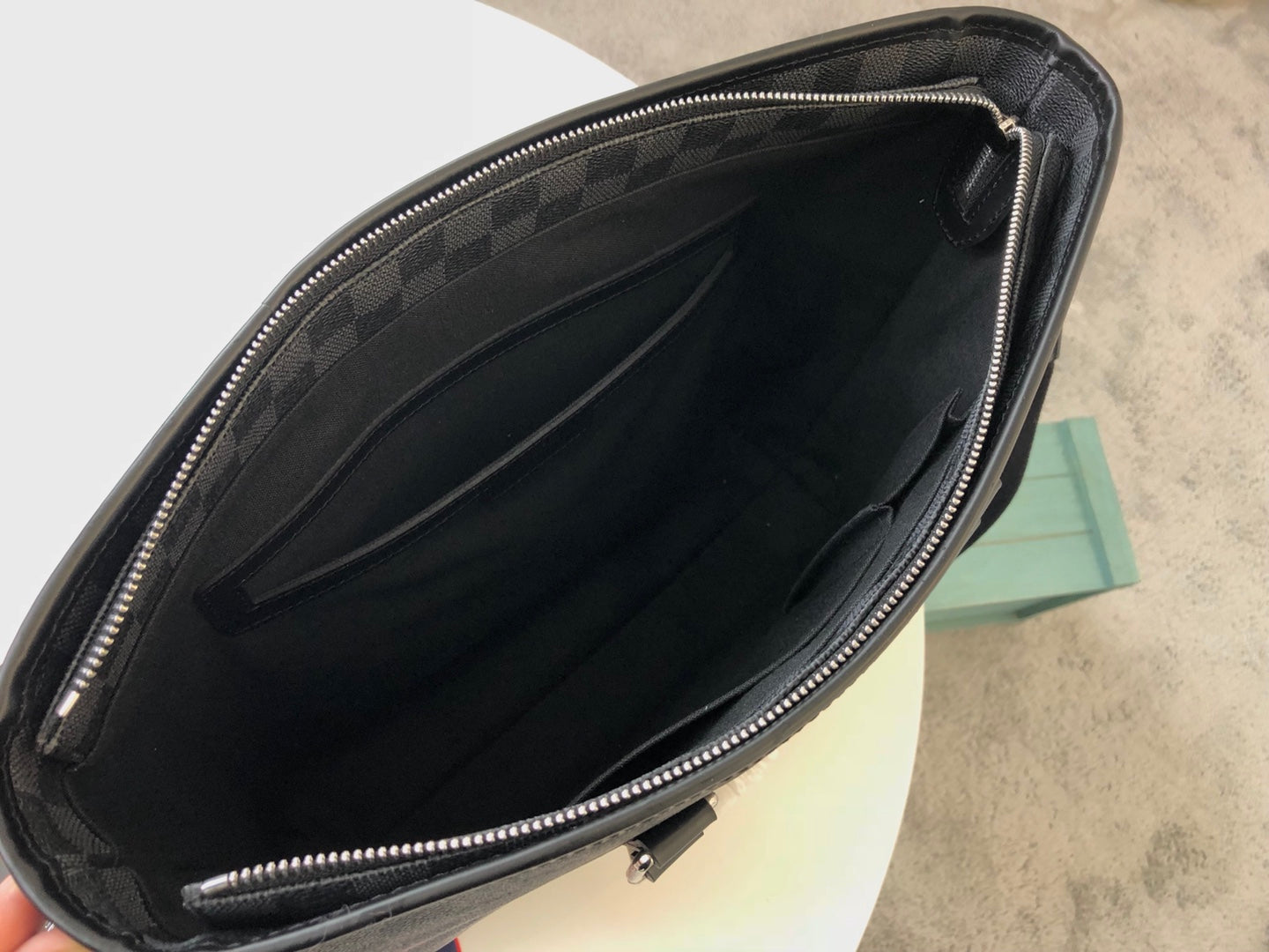 Lou-Damier格纹帆布 Tadao小號手提包 肩背包