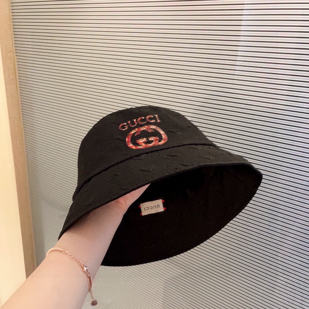 古G家-刺繡漁夫帽