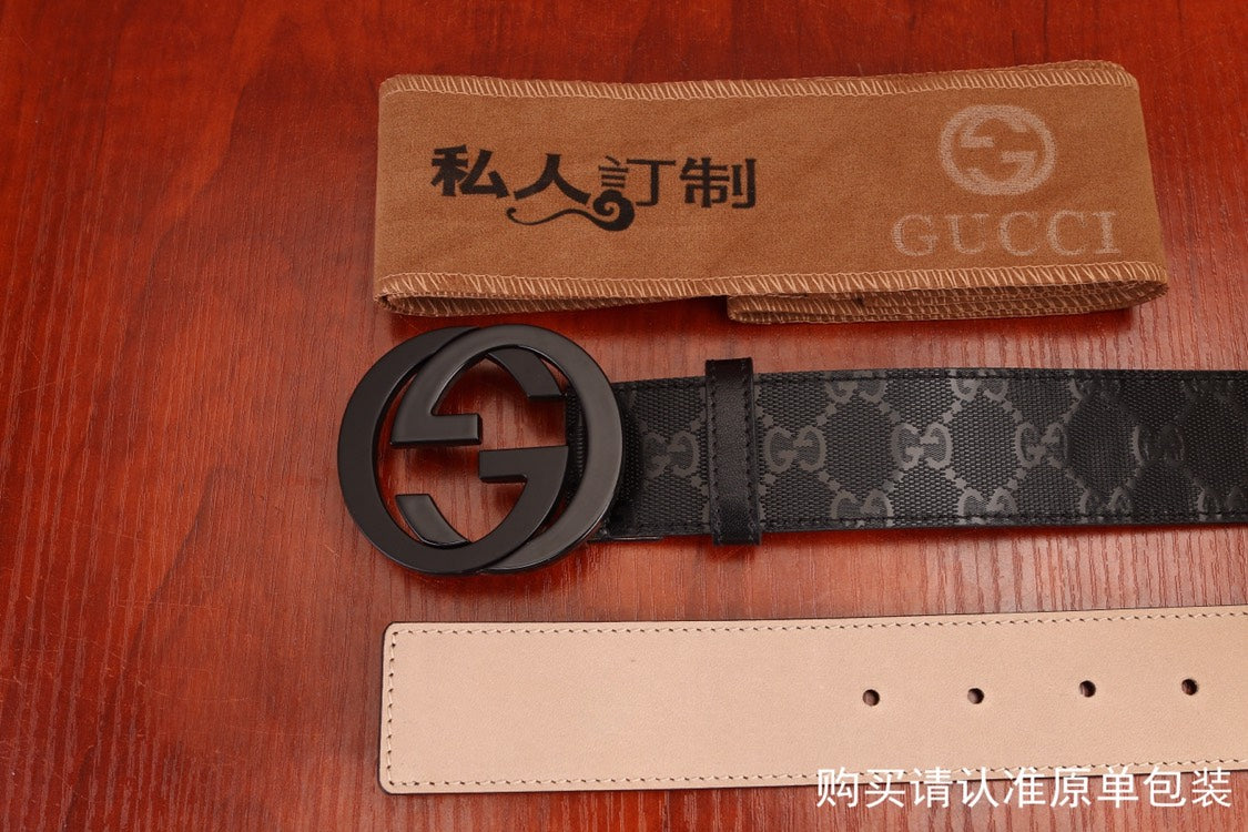 古G家-皮帶-3.8cm-男款