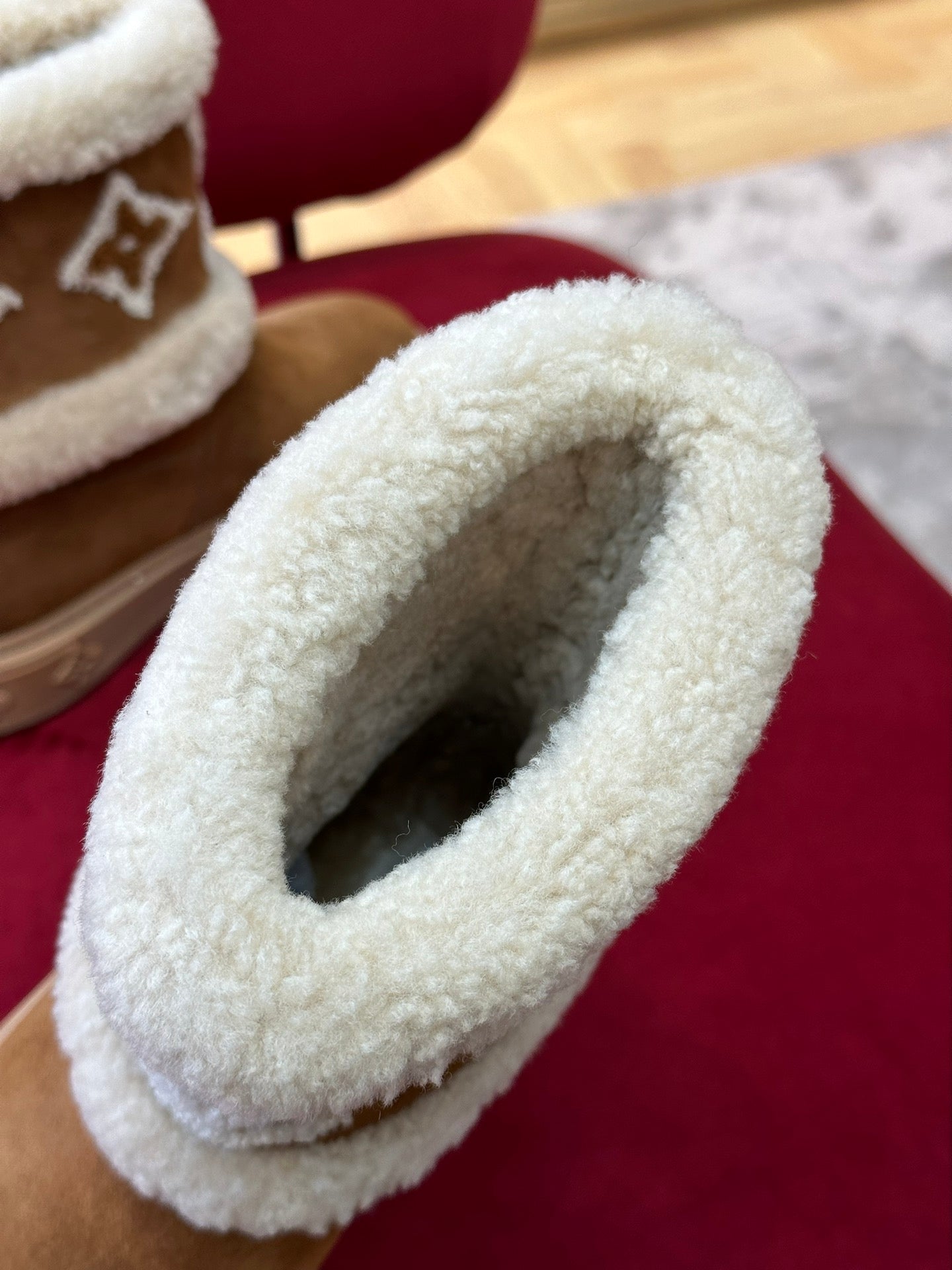路L家-2022秋冬新款 真羊皮雪地靴 咖色