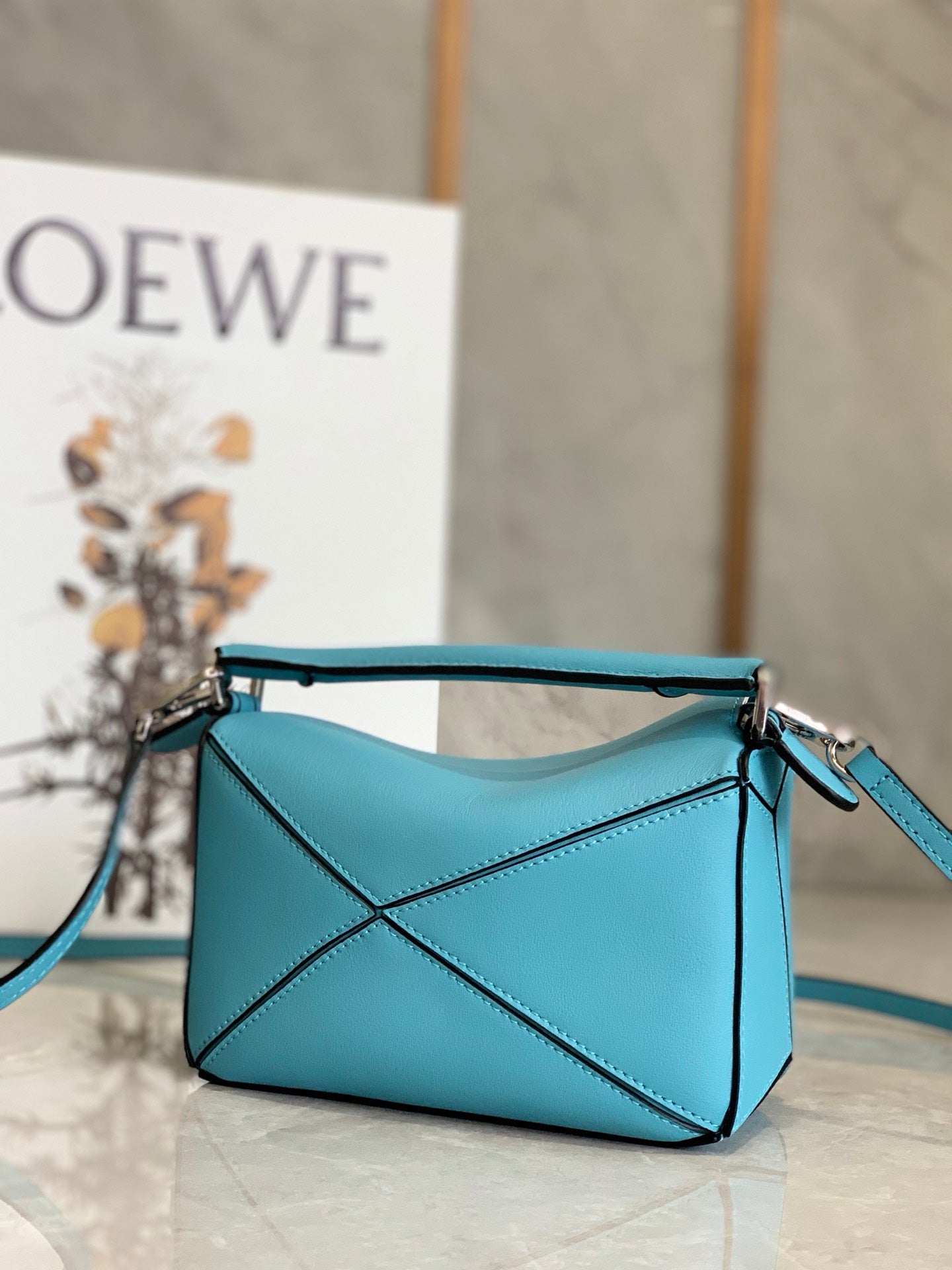 羅L威-Puzzle bag mini 小牛皮