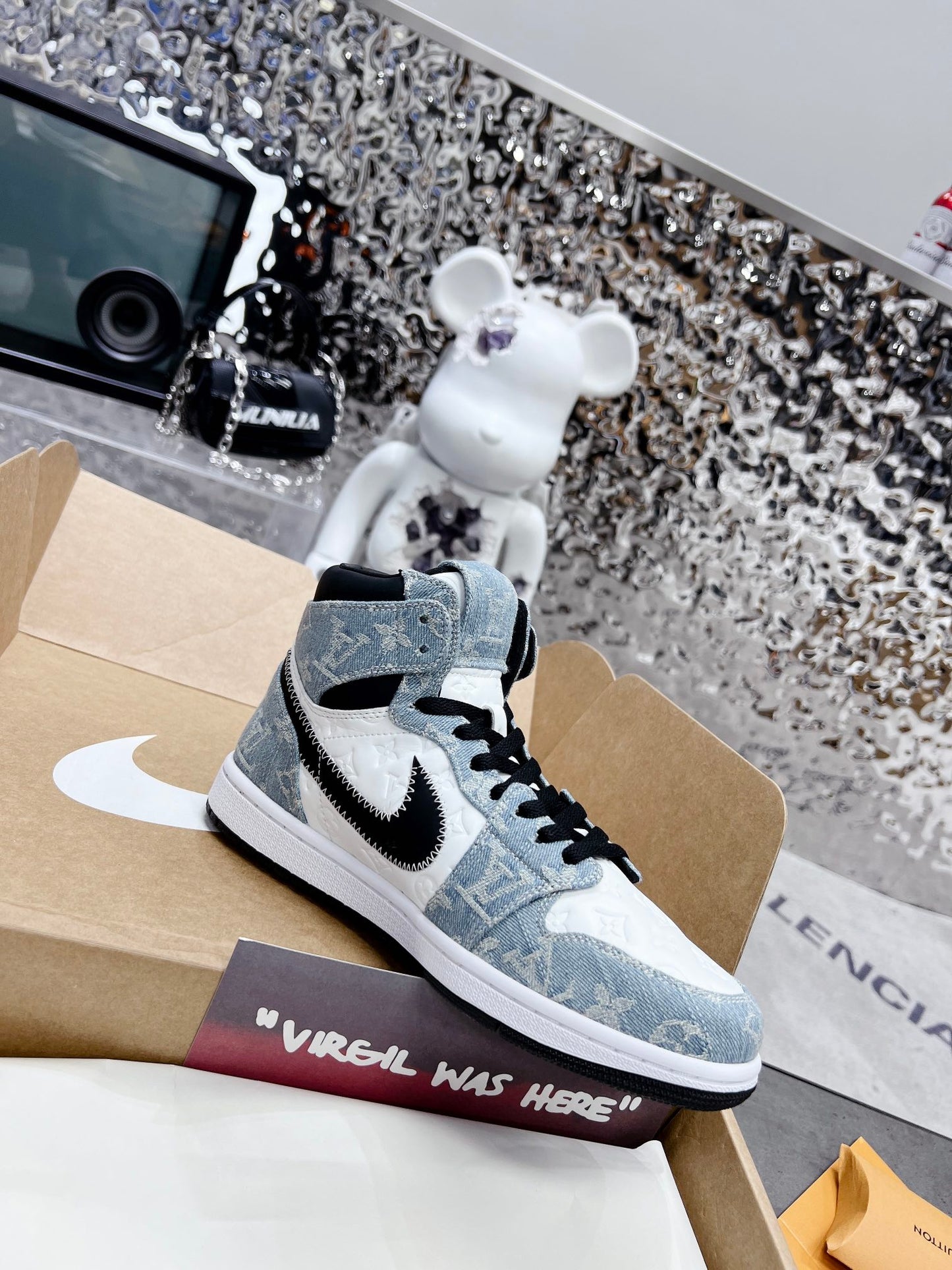 路L家-Nike  Air Jordan 1 Low AJ1 運動籃球鞋 男女同款 牛仔藍