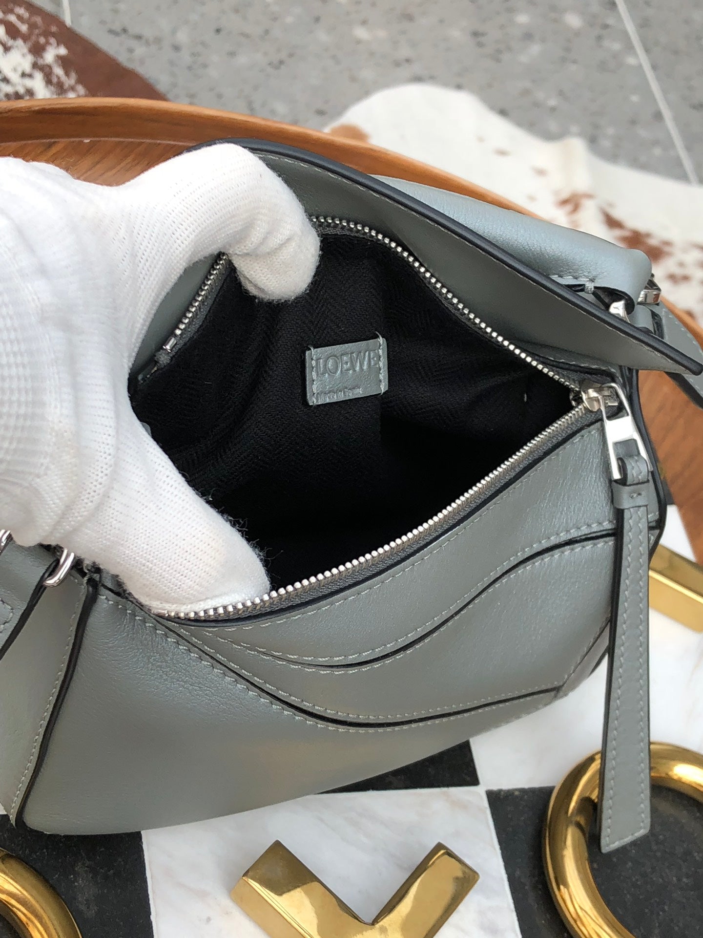 羅L威-2020春季新品 Puzzle bag mini 小牛皮