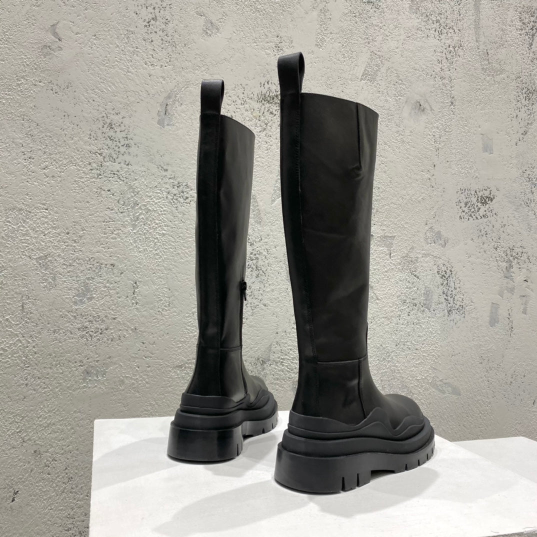 B編織-22ss 拉鍊高筒靴（35-39，34.40-42可訂製）