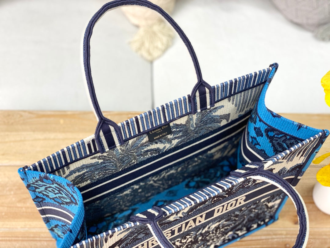 Dior Book Tote-大號41.5cm-夏日椰林