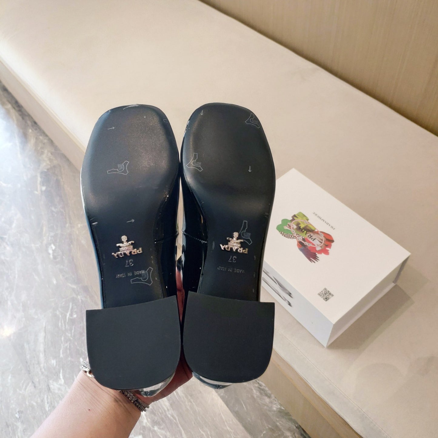 Prada鞋-Parda 2022春夏新品 法式復古 瑪莉珍鞋