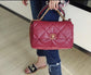 Chanel 19Bag-中號寶石紅