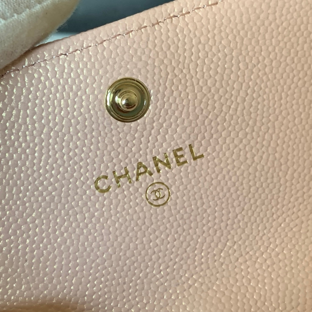 CHANEL 珍珠鏈條零錢包！