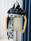 路L家-100%綿羊毛圍巾 34*180cm 黑色