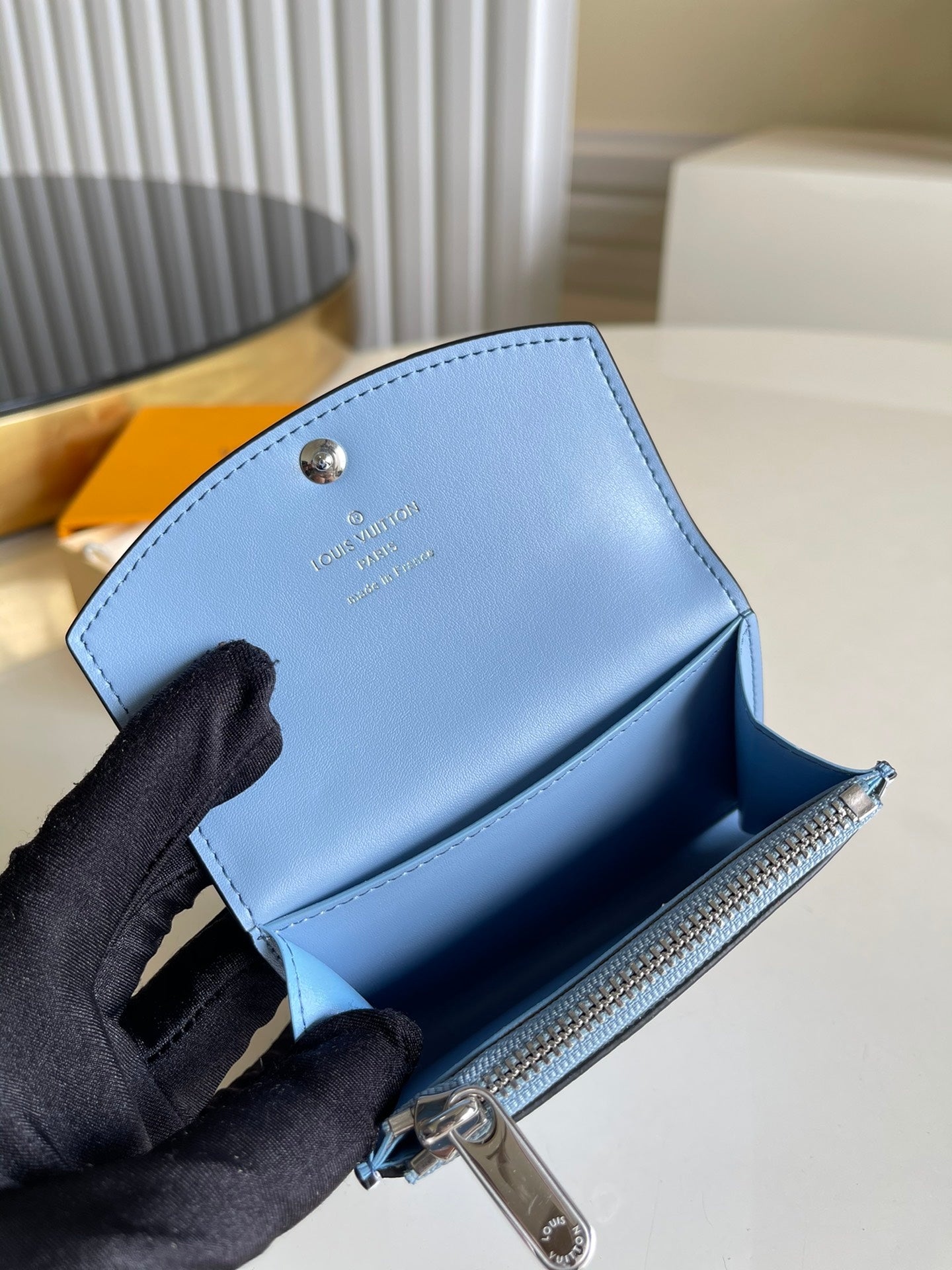 LV M64050漸變藍 ANAé 零錢包／卡包