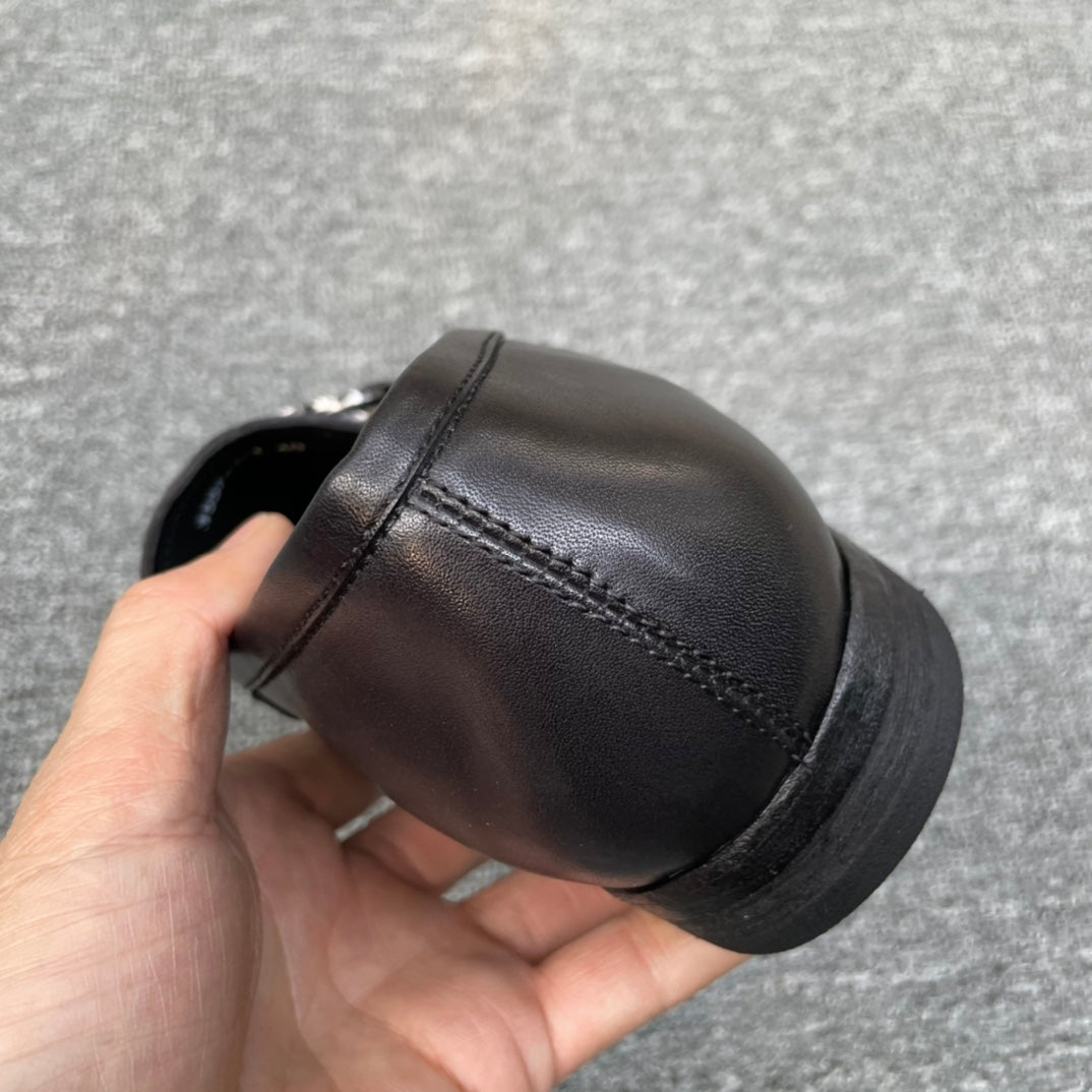 Sal-水洗工藝 皮鞋 黑色