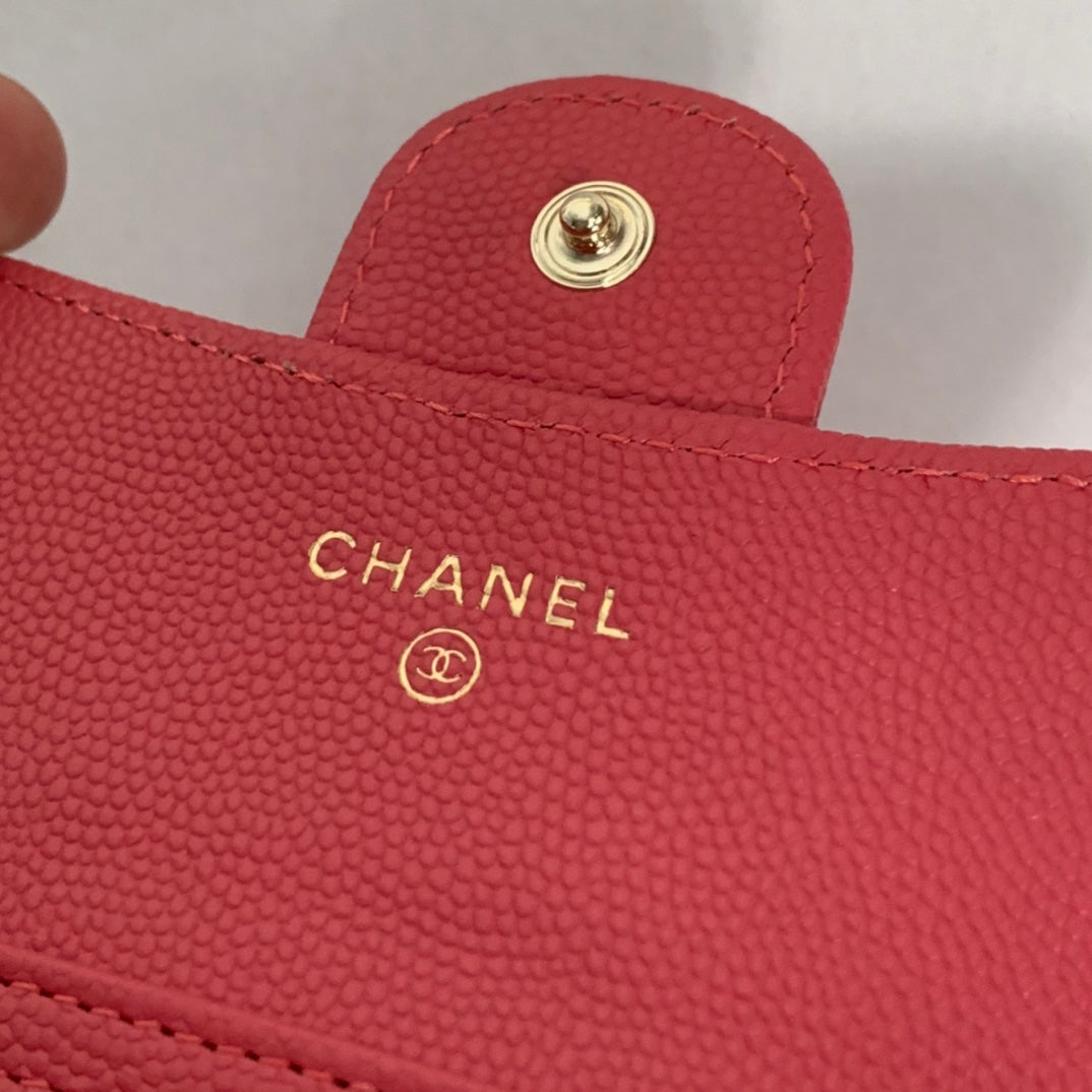 Chanel CF鏈條零錢卡包