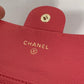 Chanel CF鏈條零錢卡包