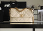 Chanel 19Bag-中號杏色