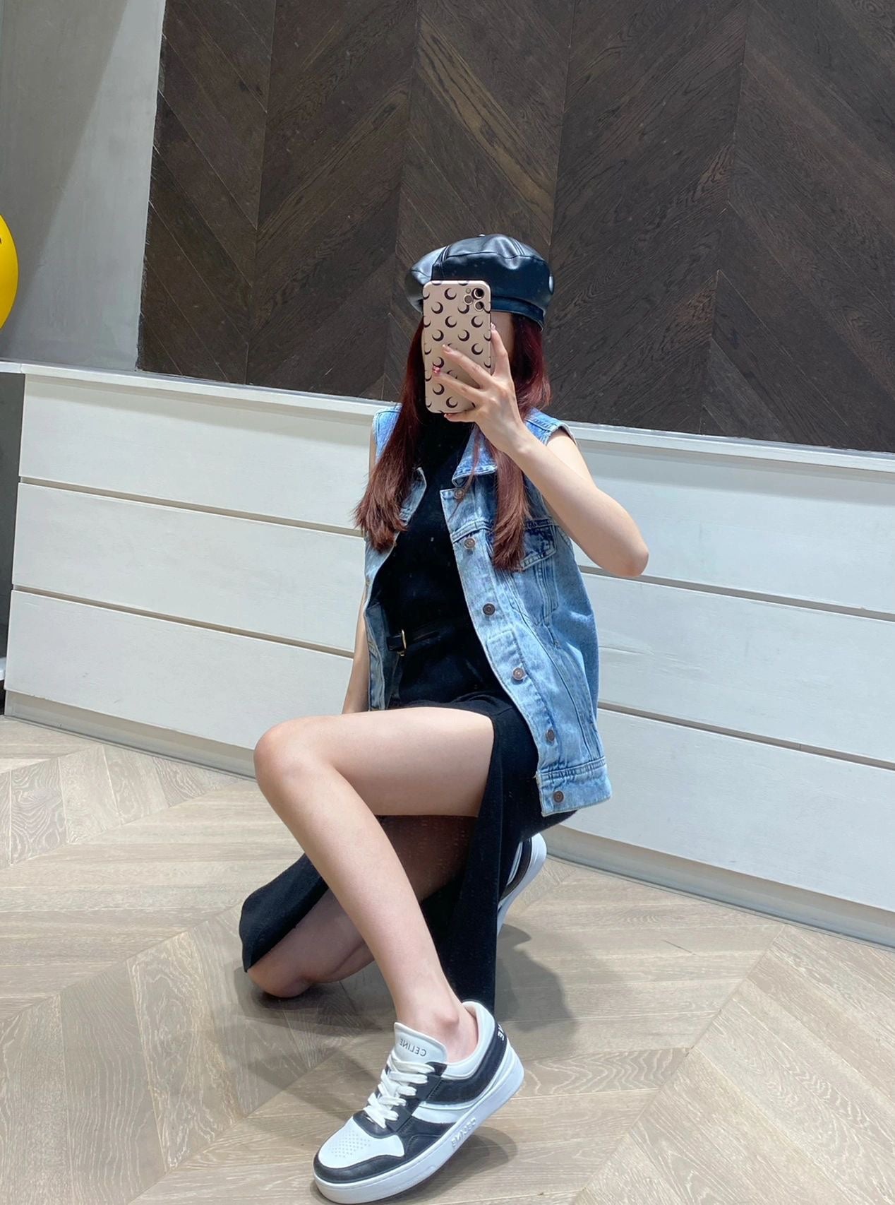 賽C家-2022新款 小白鞋休閒鞋 男女同款 上身圖