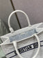 Dior Book Tote-小號36.5cm-秋冬絲絨菱格系列