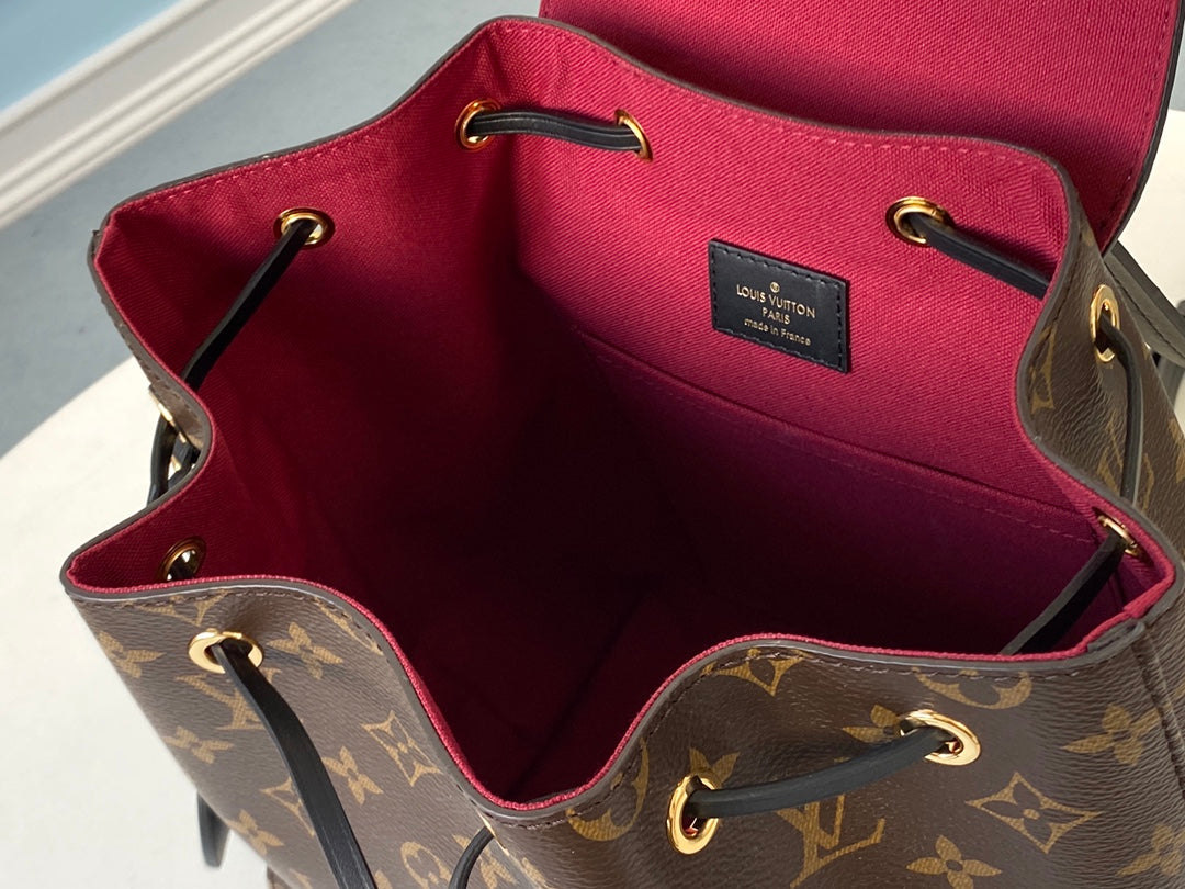 LV M45515 黑色 Montsouris 小號雙肩包