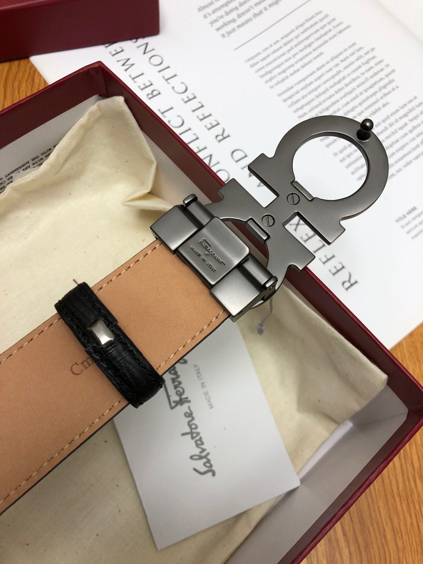SF菲拉格-皮帶-3.5cm-男款