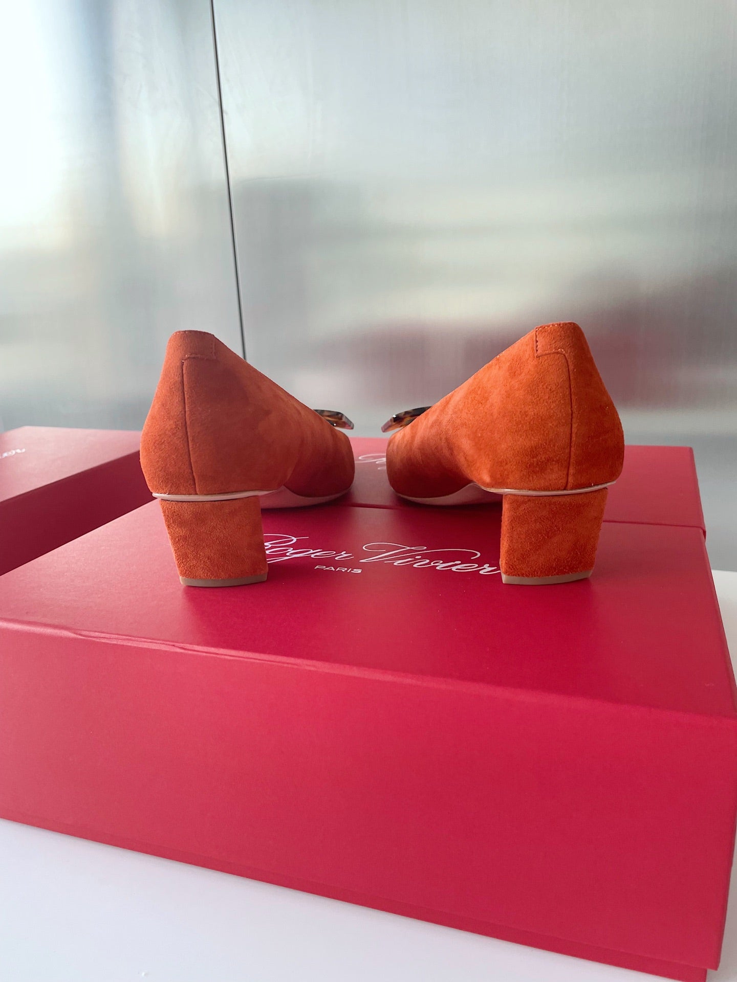 Roger Vivier Belle玳瑁扣方頭鞋