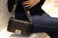 Chanel Leboy Mini-黑色胎牛皮-復古銀扣