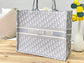 Dior Book Tote-大號41.5cm-灰色老花