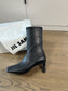 Jil sander-方頭高跟靴 8cm