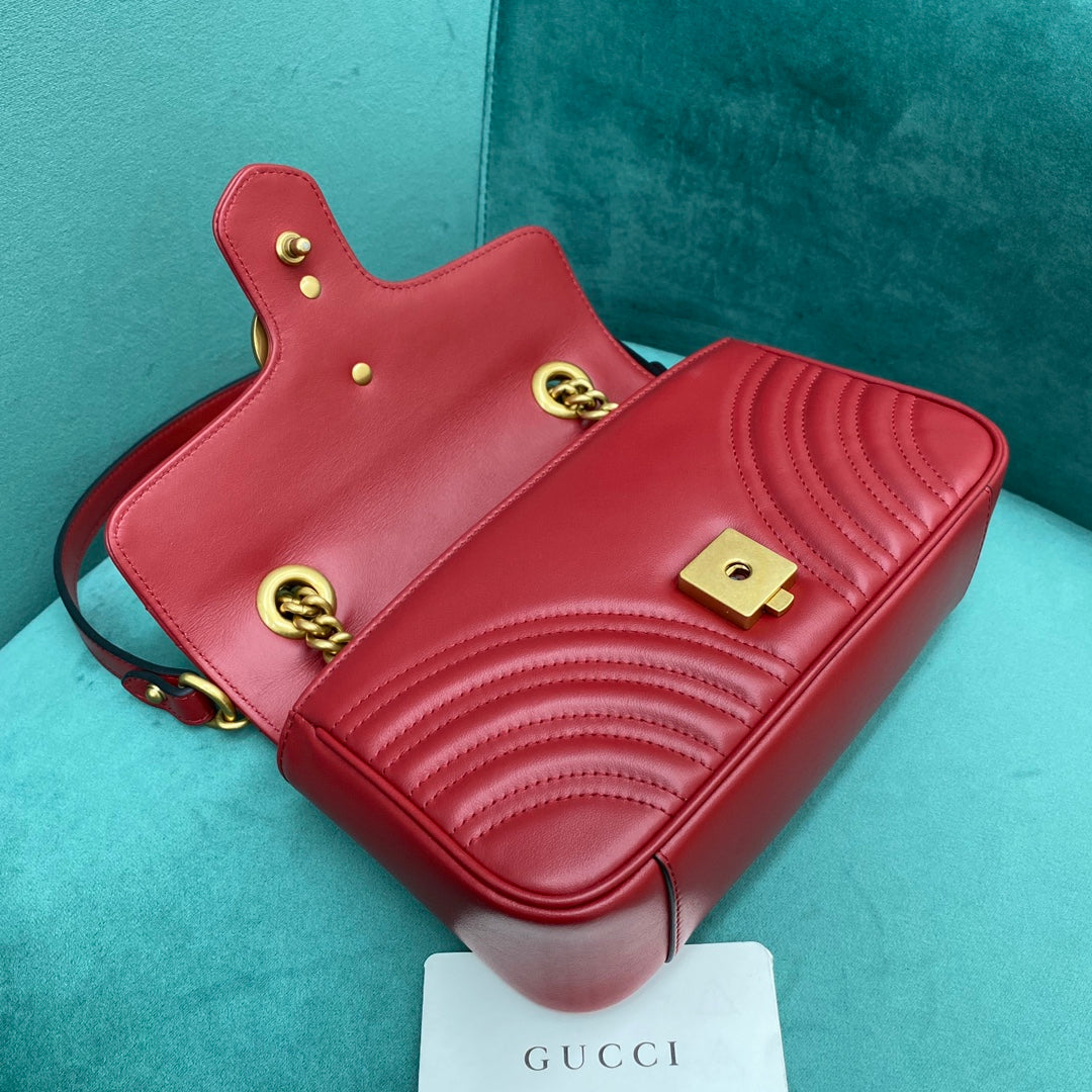 古G家-Marmont-紅色小號（22*13*6cm）