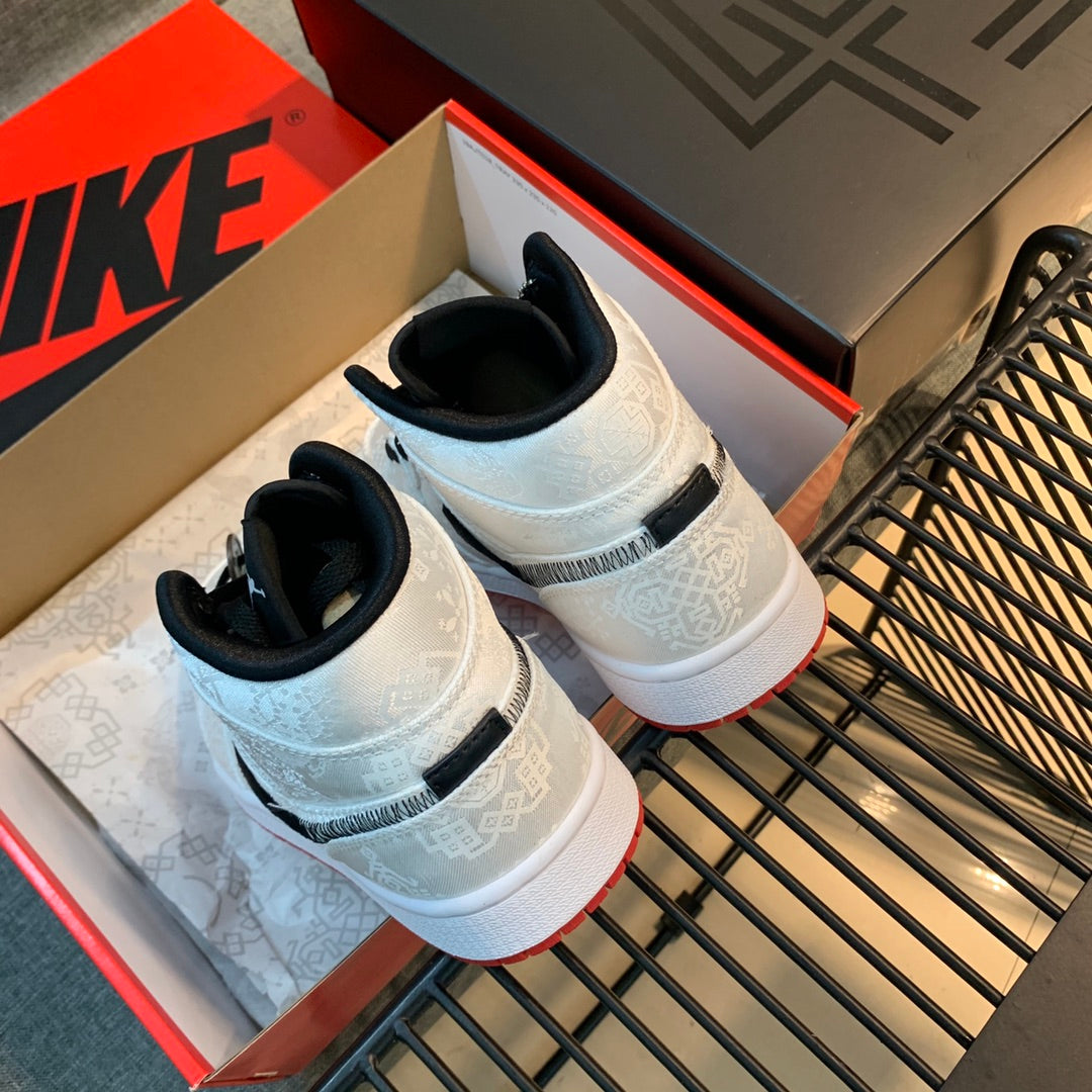 N1K-Air Jordan AJ1 高筒板鞋 休閒鞋 白色