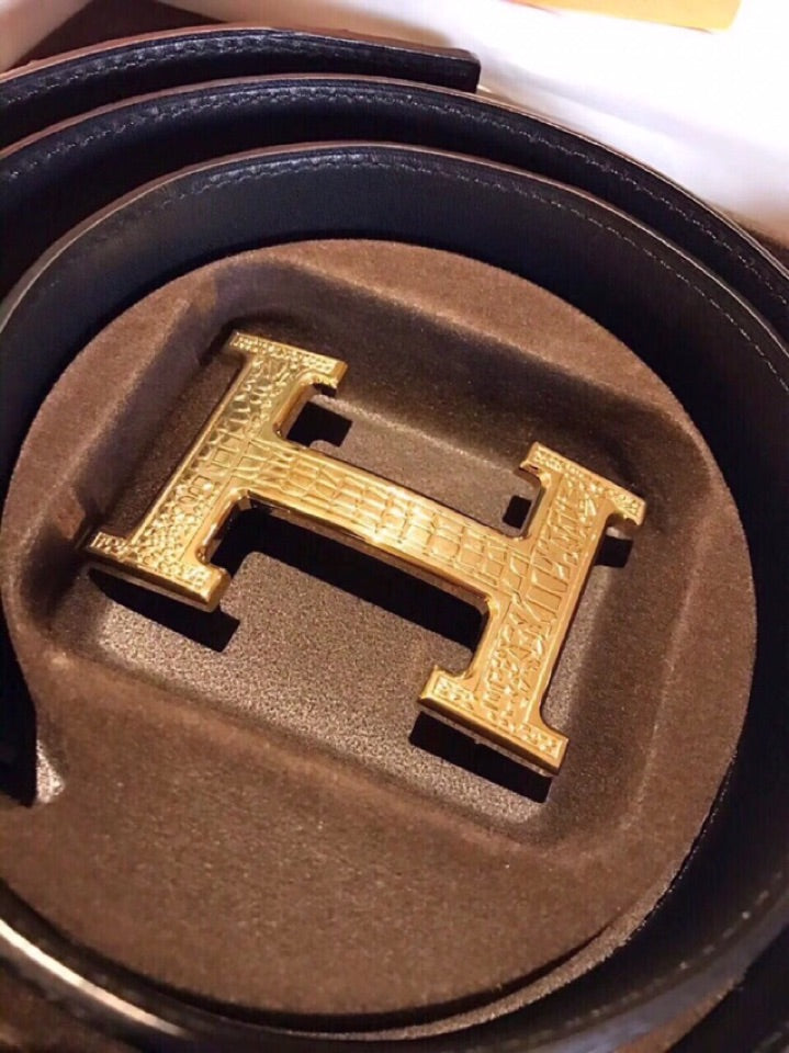 小愛款-鱷魚皮帶-4.0cm-男款